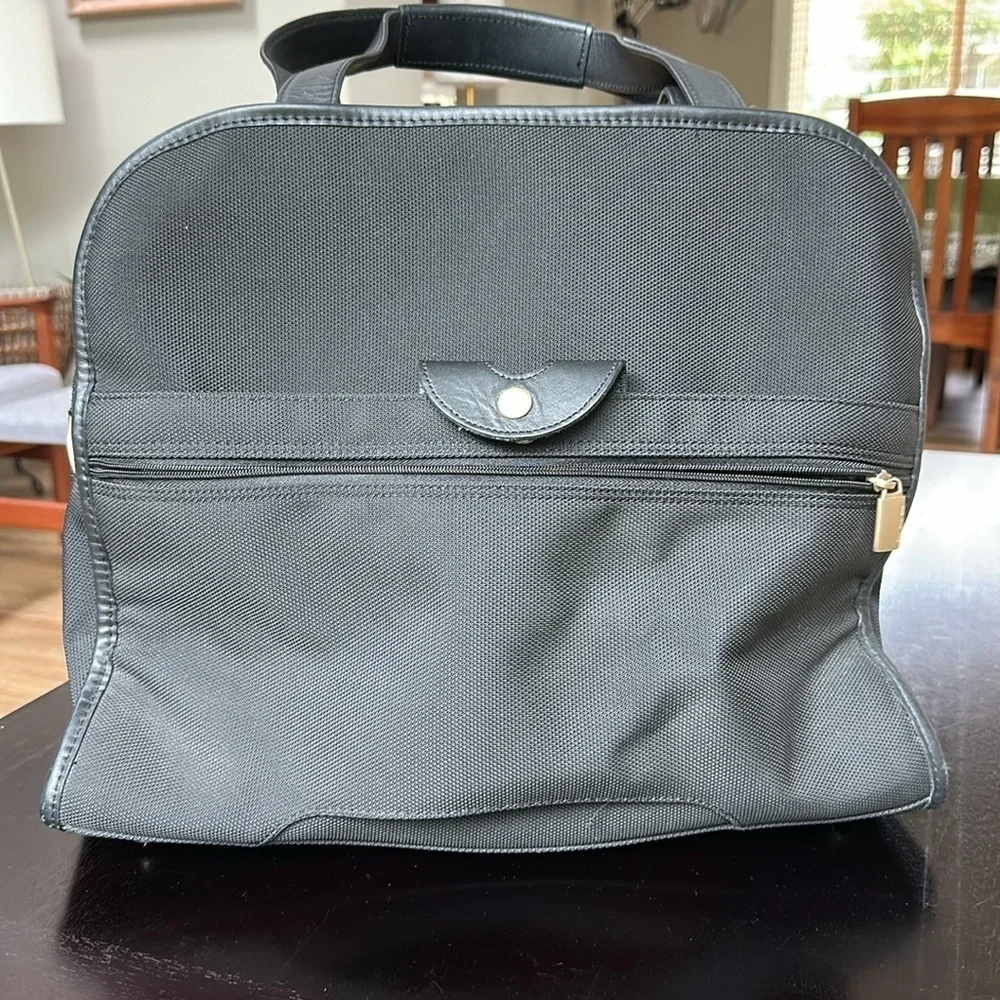 Lark Brand Canvas And Leather Overnight Weekender Bag